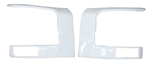 FRONT BUMPER GARNISH LH+RH RAW PART (Set 2 pcs.)